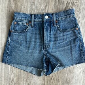 Madewell Blue Jean Shorts Casual Cutoff Style